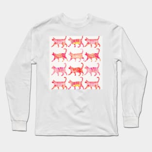 Pink Cat Collection Long Sleeve T-Shirt